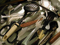 the kitchen drawer that has all the scary utensils in it
